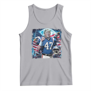 Trump Football Tank Top Vintage Sports Fan Game Day TS10 Athletic Heather Print Your Wear