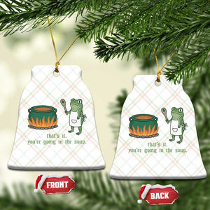 Funny Frog Ceramic Ornament Thats It You're Going In The Soup Weird Weirdcore Meme TS10 Print Your Wear