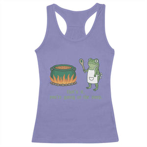 Funny Frog Racerback Tank Top Thats It You're Going In The Soup Weird Weirdcore Meme TS10 Violet Print Your Wear