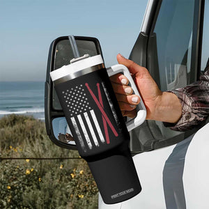 American Flag Drumsticks Tumbler With Handle USA Drummers Vintage Drum Sticks TS10 Print Your Wear