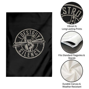 Funny Drummer Garden Flag Musician Gift Percussion Lover TS10 Print Your Wear
