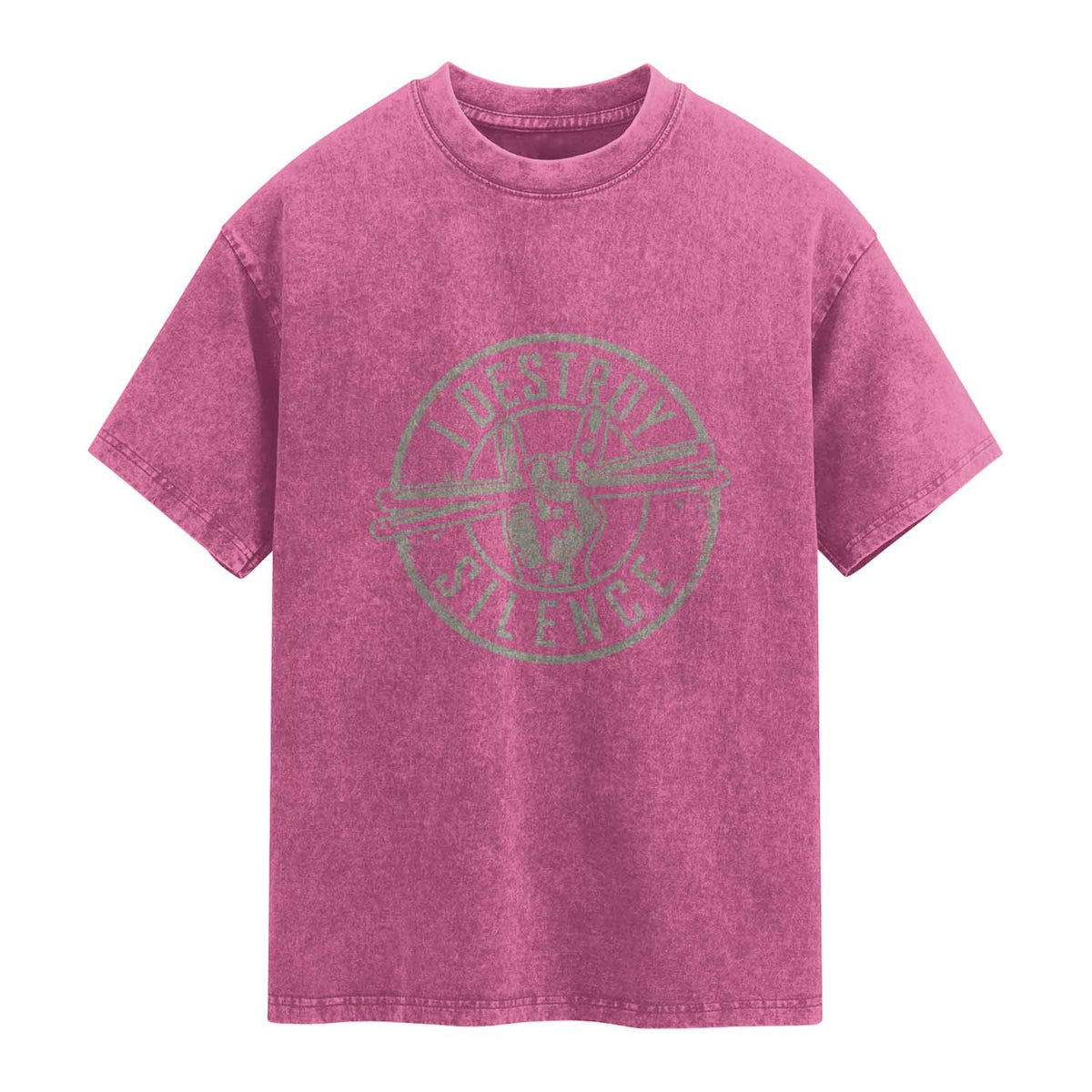 Funny Drummer Washed Cotton T-Shirt Musician Gift Percussion Lover