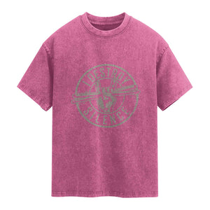 Funny Drummer Washed Cotton T-Shirt Musician Gift Percussion Lover