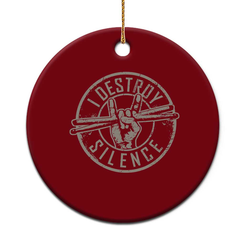 Funny Drummer Ceramic Ornament Musician Gift Percussion Lover TS10 1pc Red Print Your Wear