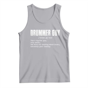 Funny Drummer Guy Tank Top Definition Vintage Drums Drumming TS10 Athletic Heather Print Your Wear