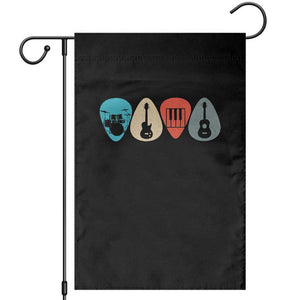 Guitar Pick Garden Flag Retro Music Instrument TS10 Black Print Your Wear