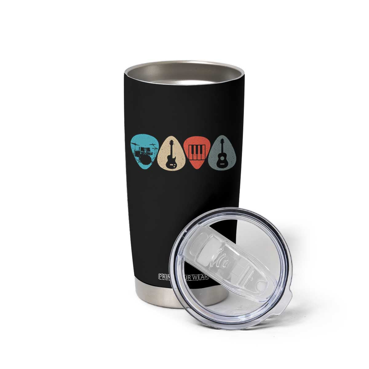 Guitar Pick Tumbler Cup Retro Music Instrument TS10 Print Your Wear