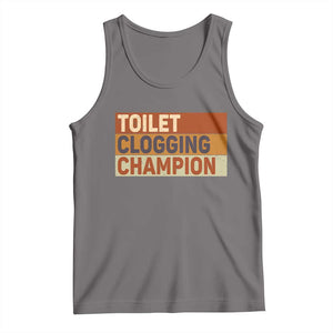 Toilet Clogging Champion Tank Top TS10 Deep Heather Print Your Wear