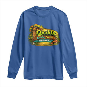 Minnesota Learing Center Long Sleeve Shirt Funny Childcare Day Care TS10 Royal Blue Print Your Wear