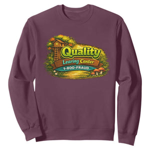 Minnesota Learing Center Sweatshirt Funny Childcare Day Care TS10 Maroon Print Your Wear