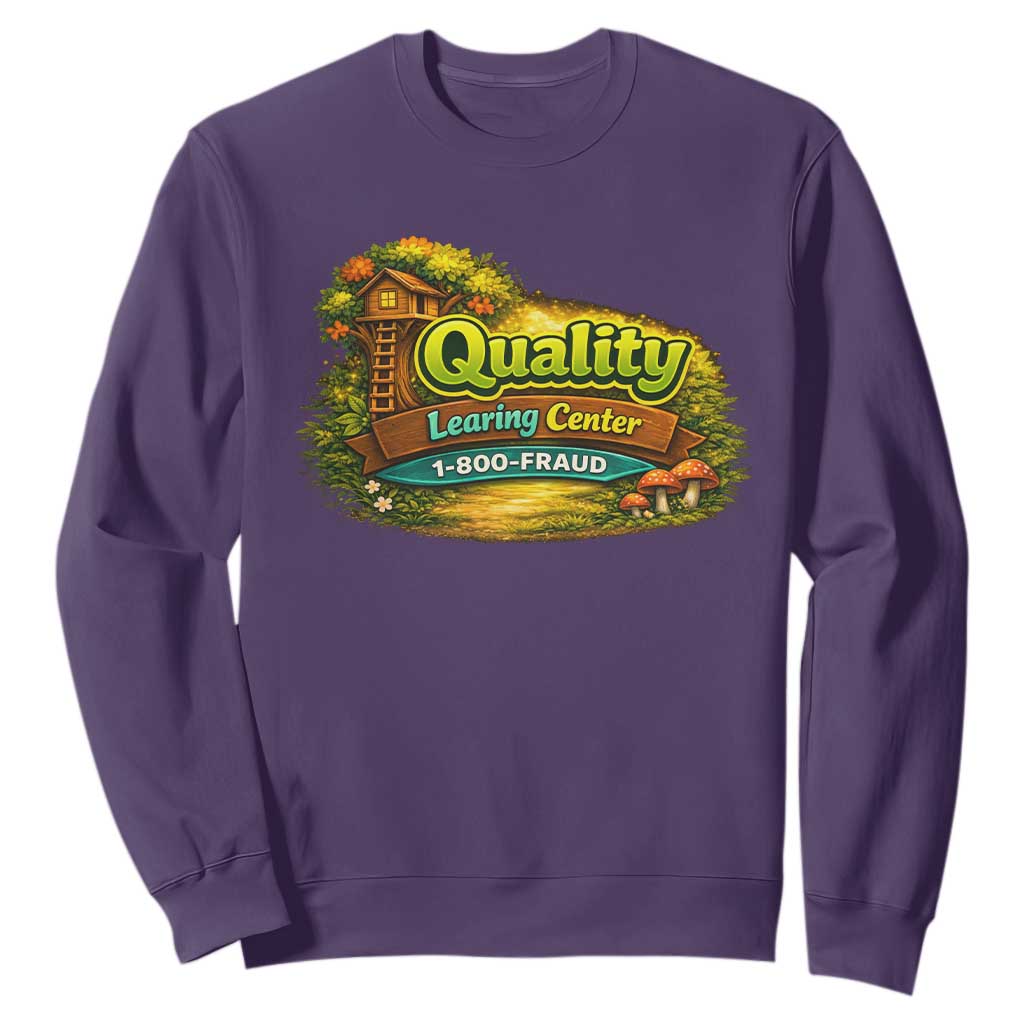 Minnesota Learing Center Sweatshirt Funny Childcare Day Care TS10 Purple Print Your Wear