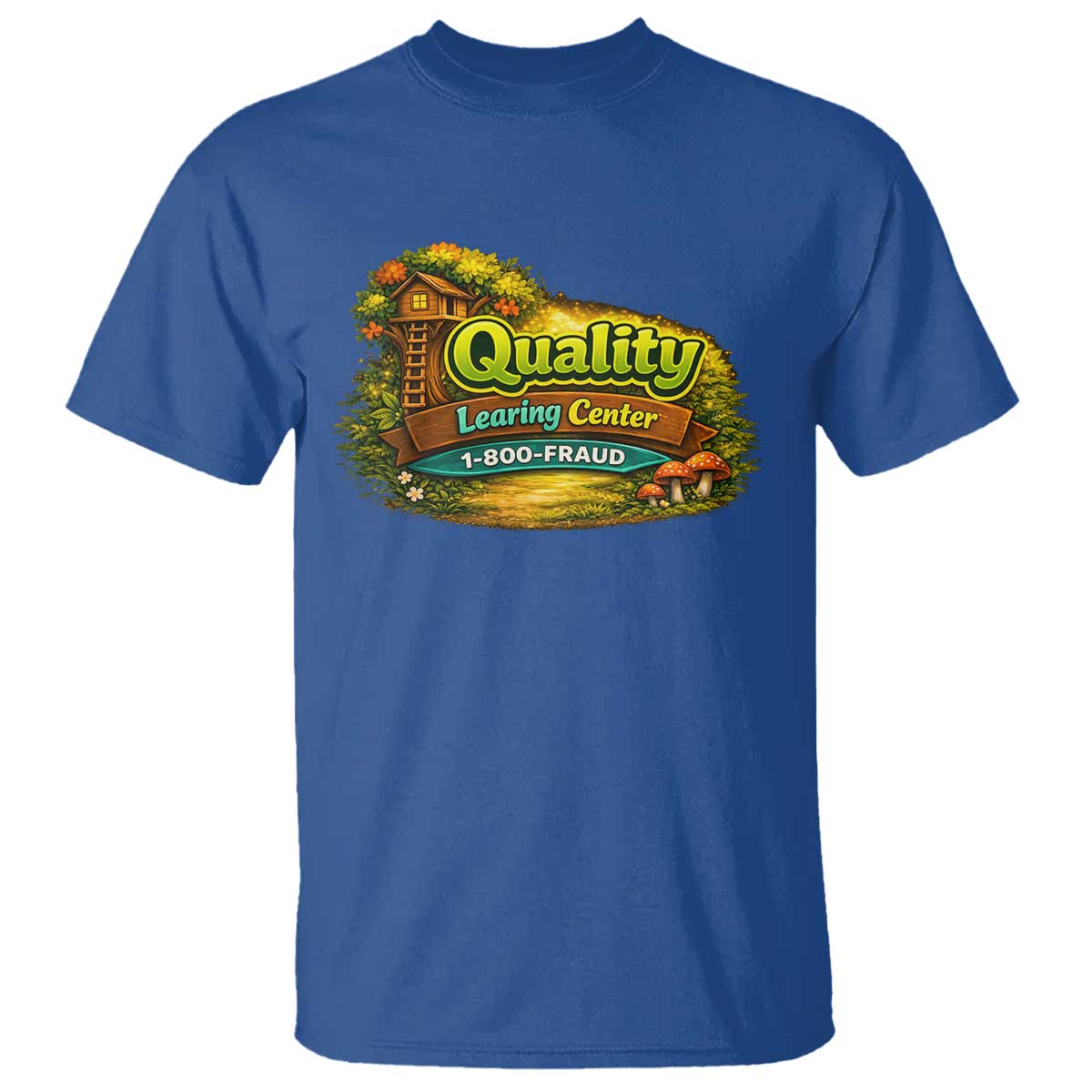 Minnesota Learing Center T Shirt Funny Childcare Day Care TS10 Royal Blue Print Your Wear