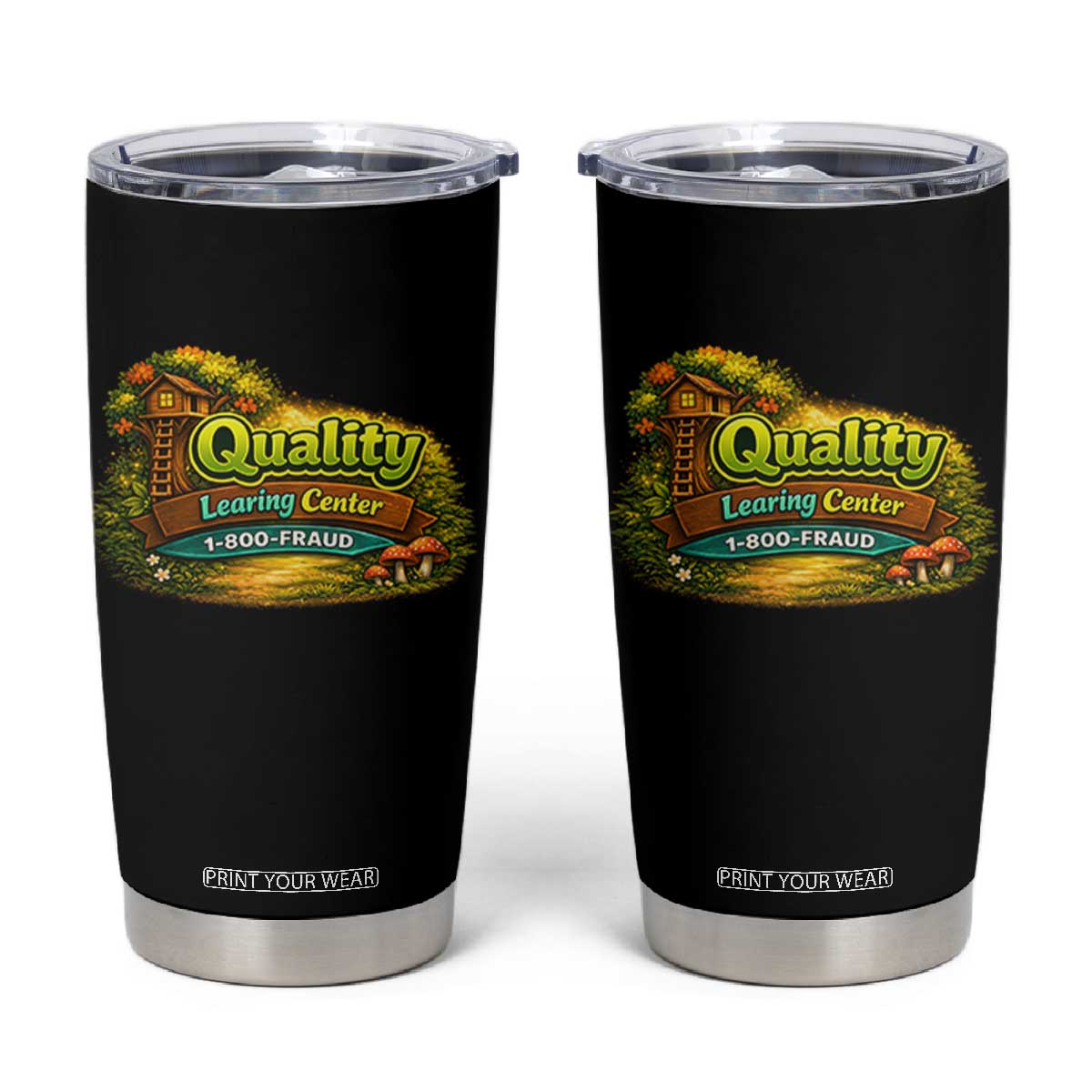 Minnesota Learing Center Tumbler Cup Funny Childcare Day Care TS10 Black Print Your Wear