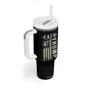 Funny Fafo Tumbler With Handle President 47 FDT American Flag TS10 Print Your Wear