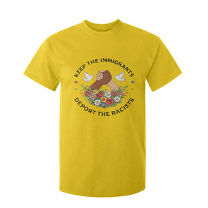Keep The Immigrants Deport The Racist T Shirt For Kid Floral FDT TS10 Daisy Print Your Wear