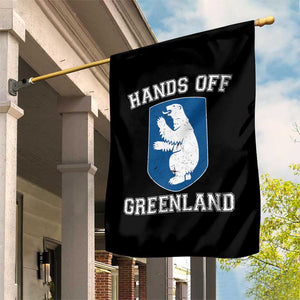 Hands Off Greenland Garden Flag Polar Bear Vintage Political Protest TS10 Print Your Wear