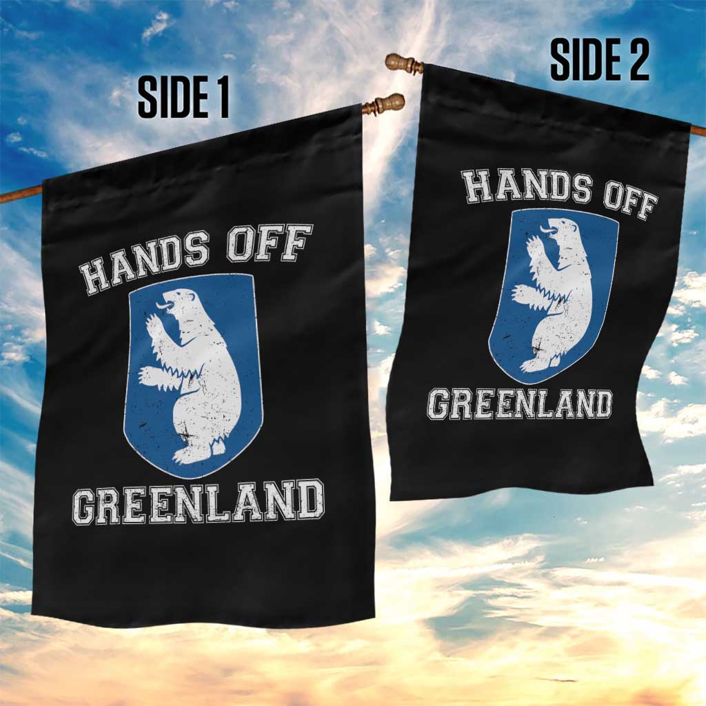 Hands Off Greenland Garden Flag Polar Bear Vintage Political Protest TS10 Print Your Wear