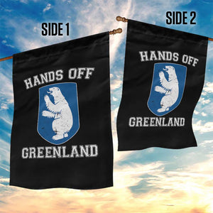 Hands Off Greenland Garden Flag Polar Bear Vintage Political Protest TS10 Print Your Wear