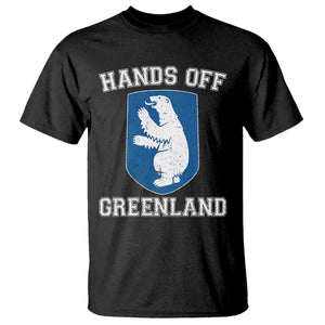 Hands Off Greenland T Shirt Polar Bear Vintage Political Protest TS10 Black Print Your Wear