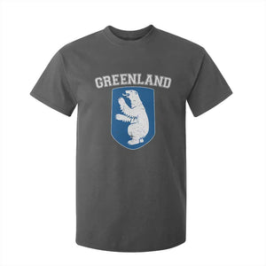 Greenland T Shirt For Kid Polar Bear Vintage Political Protest TS10 Dark Heather Print Your Wear