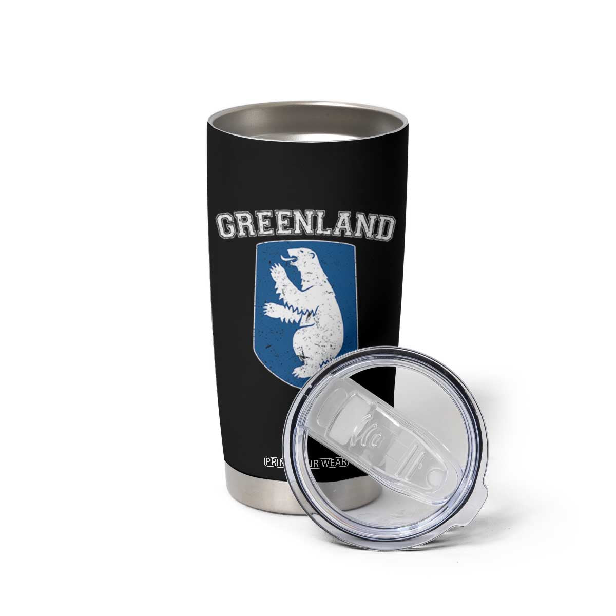 Greenland Tumbler Cup Polar Bear Vintage Political Protest TS10 Print Your Wear