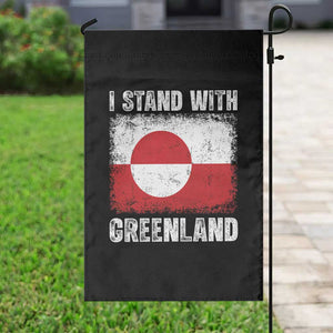 I Stand With Greenland Garden Flag Grunge Flag TS10 Print Your Wear