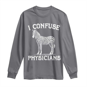 Rare Disease Awereness Long Sleeve Shirt Zebra Ribbon Cancer Warrior Gift TS10 Charcoal Print Your Wear