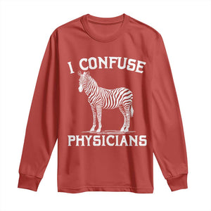 Rare Disease Awereness Long Sleeve Shirt Zebra Ribbon Cancer Warrior Gift TS10 Red Print Your Wear