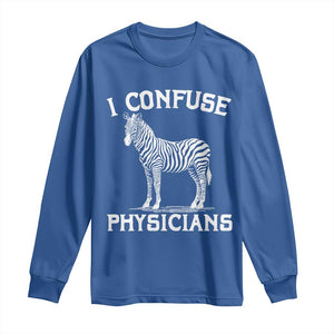 Rare Disease Awereness Long Sleeve Shirt Zebra Ribbon Cancer Warrior Gift TS10 Royal Blue Print Your Wear