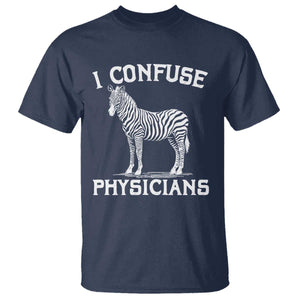 Rare Disease Awereness T Shirt Zebra Ribbon Cancer Warrior Gift TS10 Navy Print Your Wear