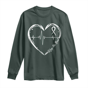 CHD Heart Disease Awareness Long Sleeve Shirt Wear Red Keep The Beat Heart Health TS10 Dark Forest Green Print Your Wear