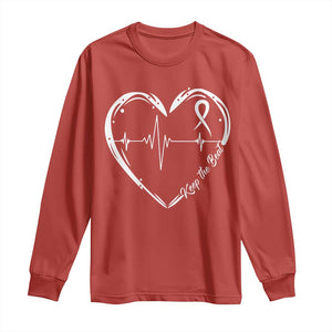 CHD Heart Disease Awareness Long Sleeve Shirt Wear Red Keep The Beat Heart Health TS10 Red Print Your Wear