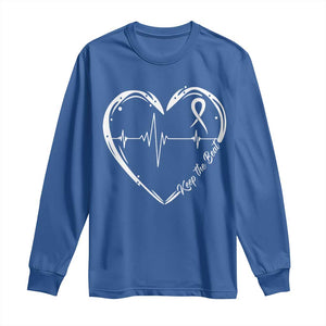 CHD Heart Disease Awareness Long Sleeve Shirt Wear Red Keep The Beat Heart Health TS10 Royal Blue Print Your Wear