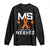 MS Gets On My Nerves Multiple Sclerosis Awareness Long Sleeve Shirt Orange Ribbon TS10 Black Print Your Wear