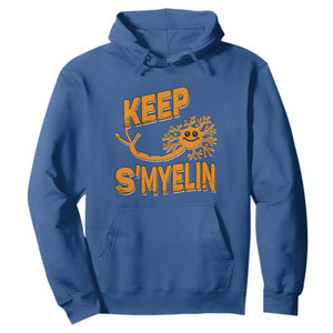 Multiple Sclerosis Awareness Hoodie Orange Ribbon Keep S'Myelin MS Warrior TS10 Royal Blue Print Your Wear