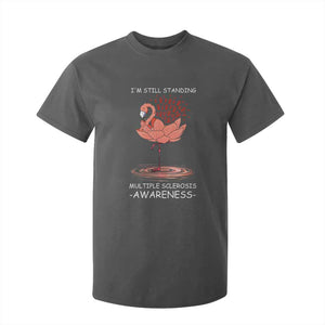 Multiple Sclerosis Survivor T Shirt For Kid Fight MS Orange Ribbon TS10 Dark Heather Print Your Wear