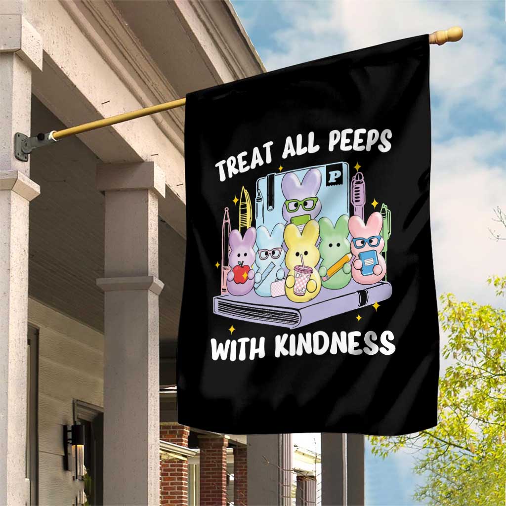 Teachers Easter Garden Flag Treat All Peeps With Kindness TS10 Print Your Wear