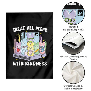 Teachers Easter Garden Flag Treat All Peeps With Kindness TS10 Print Your Wear