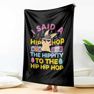 Funny Hip Hop Hippity Easter Bunny Throw Blanket TS10 Print Your Wear