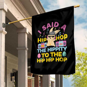 Funny Hip Hop Hippity Easter Bunny Garden Flag TS10 Print Your Wear