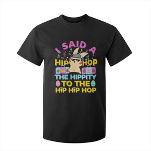 Funny Hip Hop Hippity Easter Bunny T Shirt For Kid TS10 Black Print Your Wear