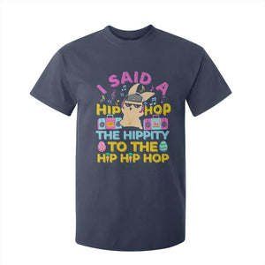 Funny Hip Hop Hippity Easter Bunny T Shirt For Kid TS10 Navy Print Your Wear