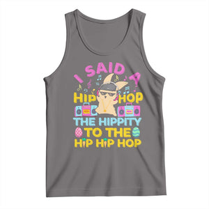 Funny Hip Hop Hippity Easter Bunny Tank Top TS10 Deep Heather Print Your Wear