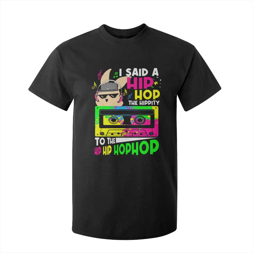 Hip Hop Easter Bunny T Shirt For Kid Funny Hippity Cool Rabbit Lovers Toddler TS10 Black Print Your Wear