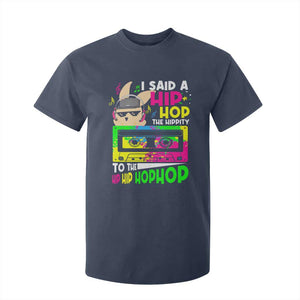 Hip Hop Easter Bunny T Shirt For Kid Funny Hippity Cool Rabbit Lovers Toddler TS10 Navy Print Your Wear