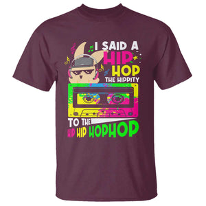 Hip Hop Easter Bunny T Shirt Funny Hippity Cool Rabbit Lovers Toddler TS10 Maroon Print Your Wear