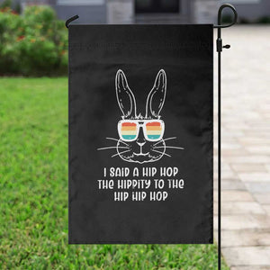Retro Hip Hop Easter Bunny Garden Flag Funny Hippity Cool Rabbit Lovers Toddler TS10 Print Your Wear