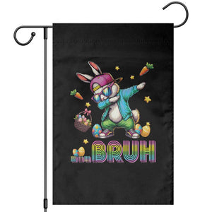 Bruh Dab Bunny Easter Garden Flag Funny 80s Retro Vintage Party Cool Rabbit TS10 Black Print Your Wear