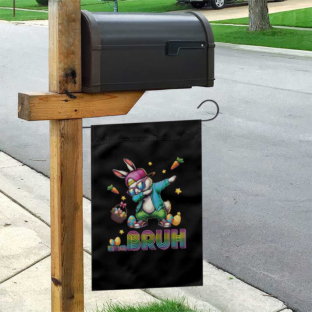 Bruh Dab Bunny Easter Garden Flag Funny 80s Retro Vintage Party Cool Rabbit TS10 Print Your Wear