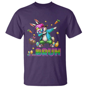 Bruh Dab Bunny Easter T Shirt Funny 80s Retro Vintage Party Cool Rabbit TS10 Purple Print Your Wear